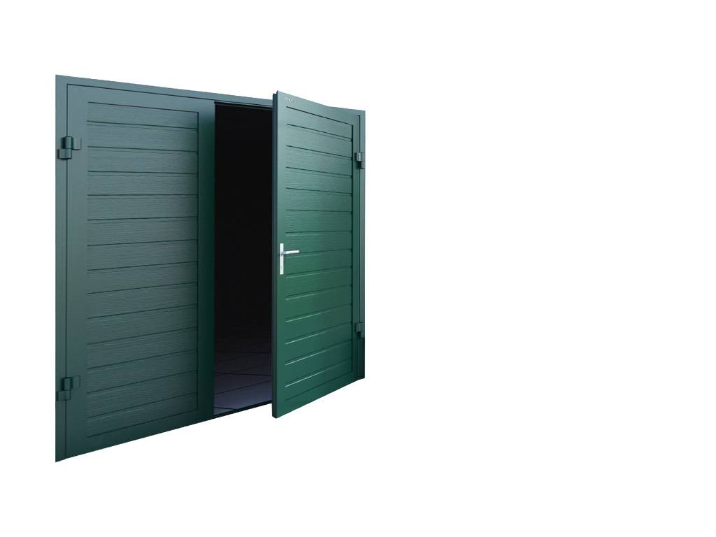 Brama garażowa rozwierna panelowa producent DoorHan
