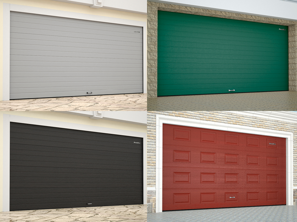 Bramy garażowe w różnych kolorach
